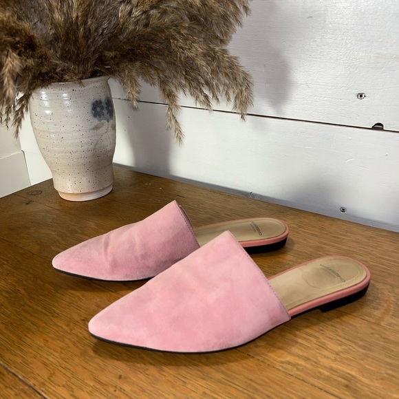 VAGABOND – Pink Suede Pointed-Toe Mules – Size 39 - Picture 5 of 10